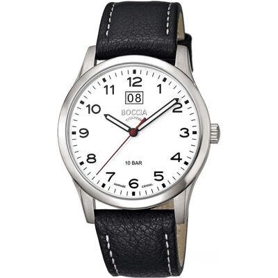 Boccia, Armbanduhr, 3580-05 Herrenuhr Titanium 41mm 10ATM, Silber, (Analoguhr, 41 mm) Boccia, Armbanduhr, 3580-05 Herrenuhr Titanium 41mm 10ATM, Silber, (Analoguhr, 41 mm)