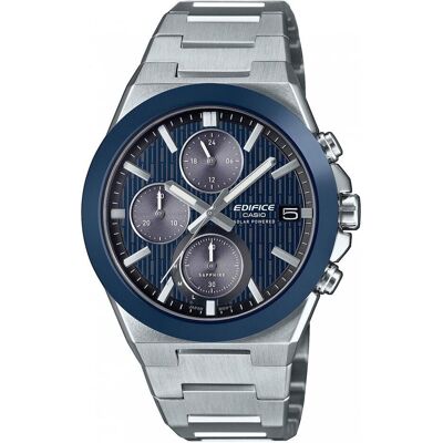 Casio Armbanduhr, EFS-S650D-2AEF, Blau, Silber, Türkis, (Analoguhr, Chronograph, 46.70 mm) Casio Armbanduhr, EFS-S650D-2AEF, Blau, Silber, Türkis, (Analoguhr, Chronograph, 46.70 mm)