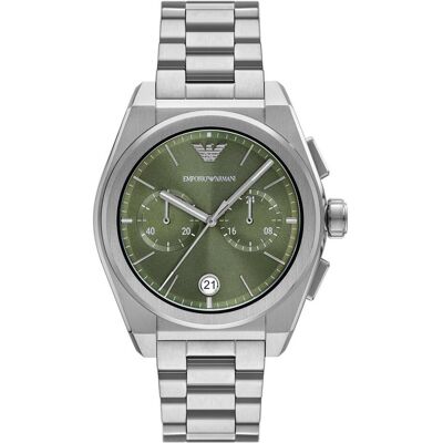 Giorgio Armani Emporio Armani, Armbanduhr, Chronograph, Silber, (Chronograph, 43 mm) Giorgio Armani Emporio Armani, Armbanduhr, Chronograph, Silber, (Chronograph, 43 mm)