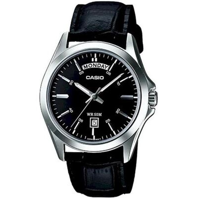 Casio Armbanduhr, Collection, Schwarz, Grau, Silber, (Analoguhr, 40 mm) Casio Armbanduhr, Collection, Schwarz, Grau, Silber, (Analoguhr, 40 mm)