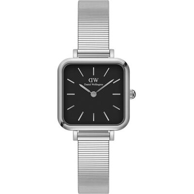 Daniel Wellington, Armbanduhr, Quadro Studio Silver Black, Silber, (Analoguhr, 22 mm) Daniel Wellington, Armbanduhr, Quadro Studio Silver Black, Silber, (Analoguhr, 22 mm)