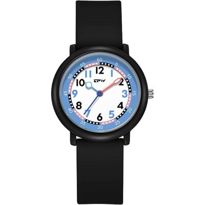 VR Shinecon, Armbanduhr, Kinderuhr Modell Flex, Schwarz, Schwarz, (38 mm) VR Shinecon, Armbanduhr, Kinderuhr Modell Flex, Schwarz, Schwarz, (38 mm)
