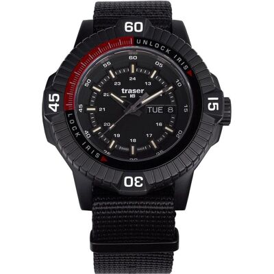 Traser, Armbanduhr, 111461, Schwarz, (Analoguhr, Swiss Made, 46 mm) Traser, Armbanduhr, 111461, Schwarz, (Analoguhr, Swiss Made, 46 mm)