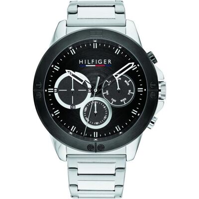 Tommy Hilfiger Armbanduhr, Harley, Silber, (Analoguhr, 46 mm) Tommy Hilfiger Armbanduhr, Harley, Silber, (Analoguhr, 46 mm)