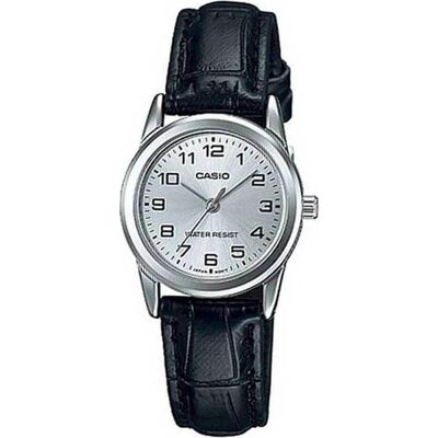 Casio Armbanduhr, Collection, Schwarz, Weiss, Silber, (25 mm) Casio Armbanduhr, Collection, Schwarz, Weiss, Silber, (25 mm)