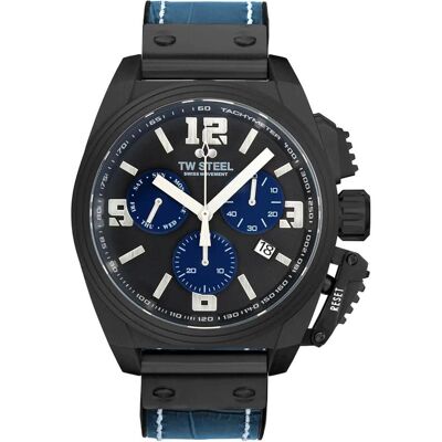 TW-Steel, Armbanduhr, TW1117 Canteen Herren Chronograph 46mm 10ATM, Blau, (Chronograph, 46 mm) TW-Steel, Armbanduhr, TW1117 Canteen Herren Chronograph 46mm 10ATM, Blau, (Chronograph, 46 mm)