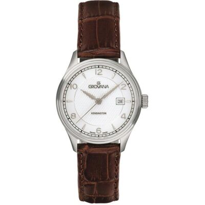 Grovana, Armbanduhr, Kensington Classic-Kollektion – Schweizer Quarzuhrwerk, Silber, (Swiss Made) Grovana, Armbanduhr, Kensington Classic-Kollektion – Schweizer Quarzuhrwerk, Silber, (Swiss Made)