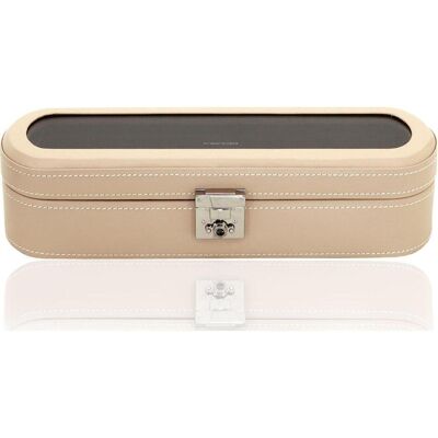 Friedrich, Uhrenbox + Schmuckaufbewahrung, Cordoba, Braun, Beige Friedrich, Uhrenbox + Schmuckaufbewahrung, Cordoba, Braun, Beige