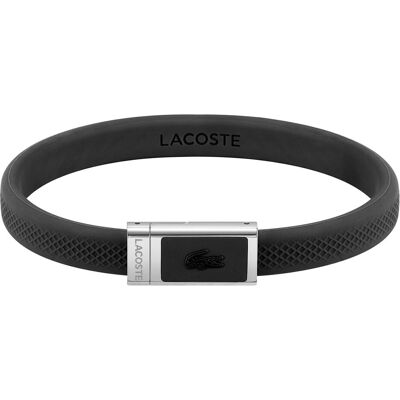 Lacoste, Armschmuck, Black silicone bracelet 2040114, (Silikon) Lacoste, Armschmuck, Black silicone bracelet 2040114, (Silikon)