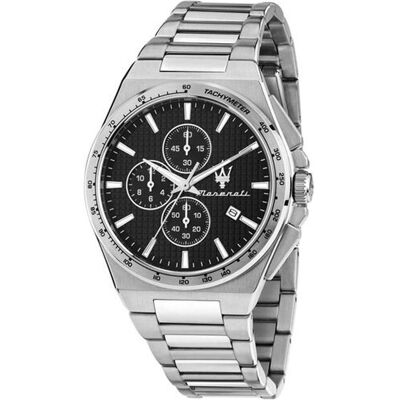 Maserati, Armbanduhr, R8873653004, Schwarz, Silber, (Analoguhr, Chronograph, 41 mm) Maserati, Armbanduhr, R8873653004, Schwarz, Silber, (Analoguhr, Chronograph, 41 mm)