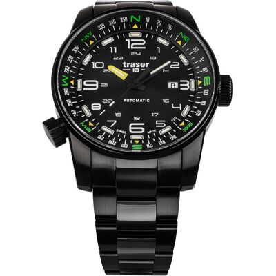 Traser, Armbanduhr, H3 109522 P68 Pathfinder Automatik 46mm 10ATM, Schwarz, (46 mm) Traser, Armbanduhr, H3 109522 P68 Pathfinder Automatik 46mm 10ATM, Schwarz, (46 mm)