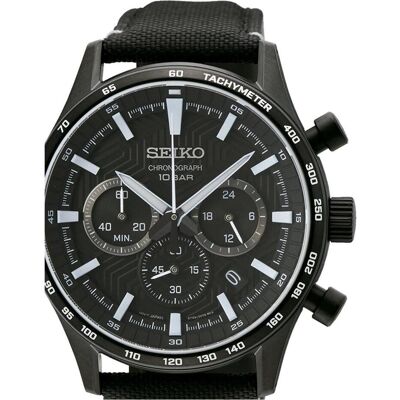 Seiko Armbanduhr, SSB417P1, Schwarz, (43 mm) Seiko Armbanduhr, SSB417P1, Schwarz, (43 mm)
