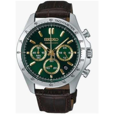 Seiko Armbanduhr, Spirit SBTR017, Braun, Grün, (Chronograph, 40 mm) Seiko Armbanduhr, Spirit SBTR017, Braun, Grün, (Chronograph, 40 mm)