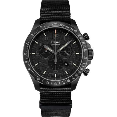 Traser, Armbanduhr, P67 Officer Pro Chrono, Schwarz, (Chronograph, 46 mm) Traser, Armbanduhr, P67 Officer Pro Chrono, Schwarz, (Chronograph, 46 mm)