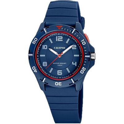 Calypso, Armbanduhr, Sweet Time, Blau, Weiss, Türkis, (Analoguhr, 40 mm) Calypso, Armbanduhr, Sweet Time, Blau, Weiss, Türkis, (Analoguhr, 40 mm)