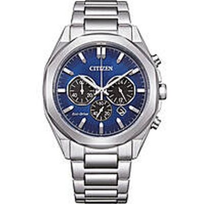 Citizen Armbanduhr, Cronografo da Azione, Blau, Silber, (Chronograph, 41 mm) Citizen Armbanduhr, Cronografo da Azione, Blau, Silber, (Chronograph, 41 mm)