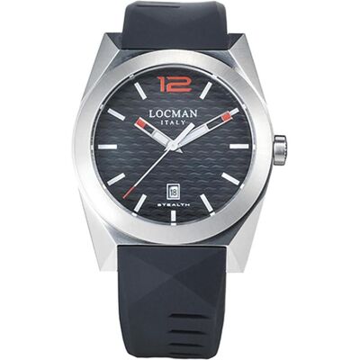 Locman, Armbanduhr, Italy Herrenuhr Stealth Ref. 0810A01S, Schwarz, (Analoguhr, 41 mm) Locman, Armbanduhr, Italy Herrenuhr Stealth Ref. 0810A01S, Schwarz, (Analoguhr, 41 mm)