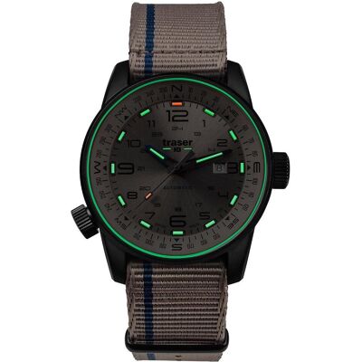 Traser, Armbanduhr, H3 110454 P68 Pathfinder Automatik 46mm 10ATM, Beige, Blau, Schwarz, Braun, Türkis, (Analoguhr, 46 mm) Traser, Armbanduhr, H3 110454 P68 Pathfinder Automatik 46mm 10ATM, Beige, Blau, Schwarz, Braun, Türkis, (Analoguhr, 46 mm)