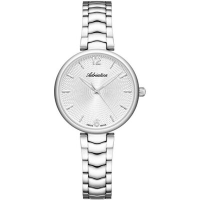 Adriatica, Armbanduhr, Zegarek Zegarek damski A3790.5153Q srebrny, Silber, (Swiss Made, 31 mm) Adriatica, Armbanduhr, Zegarek Zegarek damski A3790.5153Q srebrny, Silber, (Swiss Made, 31 mm)