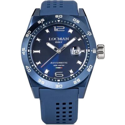 Locman, Armbanduhr, Italy Armbanduhr Stealth 300MT Automatik, Blau, (Analoguhr, 46 mm) Locman, Armbanduhr, Italy Armbanduhr Stealth 300MT Automatik, Blau, (Analoguhr, 46 mm)