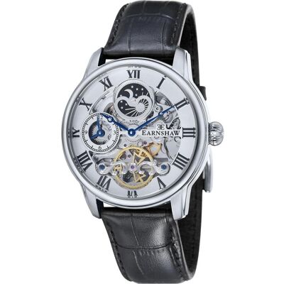 Thomas Earnshaw, Armbanduhr, Montre Homme automatique cuir noir Longitude ES-8006-01, Schwarz Thomas Earnshaw, Armbanduhr, Montre Homme automatique cuir noir Longitude ES-8006-01, Schwarz