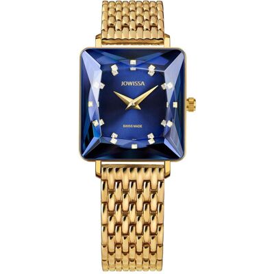 Jowissa, Armbanduhr, J8.065.M Facet Princess Damenuhr 25mm 5ATM, Violett, Gold, Blau, Türkis, (Analoguhr, Swiss Made, 25 mm) Jowissa, Armbanduhr, J8.065.M Facet Princess Damenuhr 25mm 5ATM, Violett, Gold, Blau, Türkis, (Analoguhr, Swiss Made, 25 mm)
