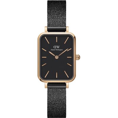 Daniel Wellington, Armbanduhr, Quadro Ashfield Black, Gold, (Analoguhr, 20 mm) Daniel Wellington, Armbanduhr, Quadro Ashfield Black, Gold, (Analoguhr, 20 mm)