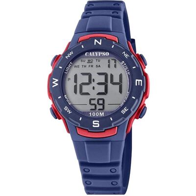 Calypso, Armbanduhr, Digital Crush, Blau, Türkis, (Chronograph, Digitaluhr, 35 mm) Calypso, Armbanduhr, Digital Crush, Blau, Türkis, (Chronograph, Digitaluhr, 35 mm)