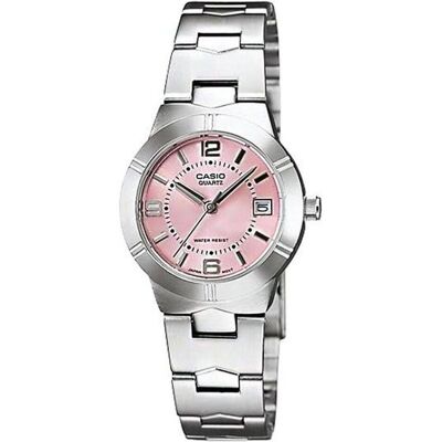 Casio Armbanduhr, Collection, Rosa, Silber, (25 mm) Casio Armbanduhr, Collection, Rosa, Silber, (25 mm)