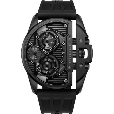 Police, Armbanduhr, PEWGQ2203605, Schwarz, Silber Police, Armbanduhr, PEWGQ2203605, Schwarz, Silber