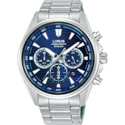 Lorus, Armbanduhr, RT321LX9, Silber, Schwarz, (Chronograph, 42 mm) Lorus, Armbanduhr, RT321LX9, Silber, Schwarz, (Chronograph, 42 mm)