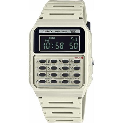 Casio Armbanduhr, Vintage, Grün, Weiss, (34 mm) Casio Armbanduhr, Vintage, Grün, Weiss, (34 mm)
