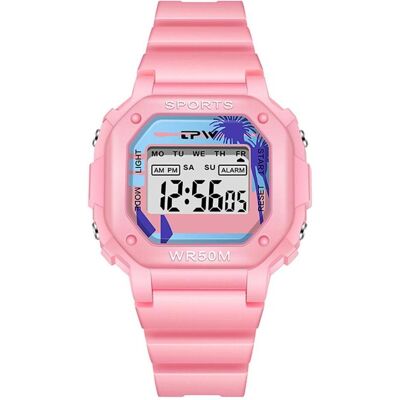 VR Shinecon, Armbanduhr, Kinderuhr Modell Timex, Rosa, Rosa, (Digitaluhr, 39 mm) VR Shinecon, Armbanduhr, Kinderuhr Modell Timex, Rosa, Rosa, (Digitaluhr, 39 mm)