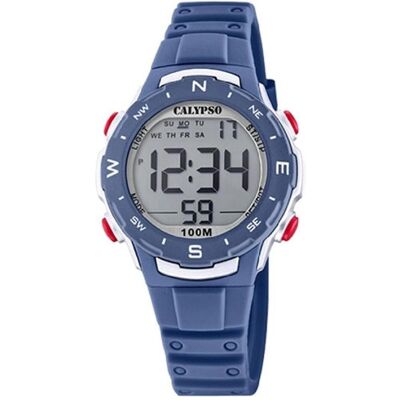 Calypso, Armbanduhr, Digital Crush, Blau, (Digitaluhr, 35 mm) Calypso, Armbanduhr, Digital Crush, Blau, (Digitaluhr, 35 mm)