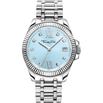 Thomas Sabo, Armbanduhr, Damenuhr, Silber, (Analoguhr, 33 mm) Thomas Sabo, Armbanduhr, Damenuhr, Silber, (Analoguhr, 33 mm)