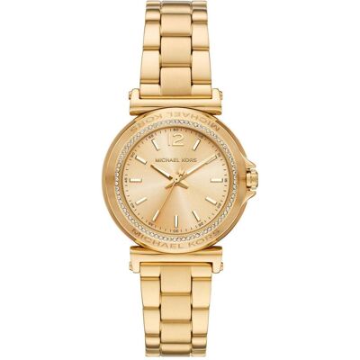 Michael Kors, Armbanduhr, Damenuhr MAREN, Gold, (Analoguhr, 33 mm) Michael Kors, Armbanduhr, Damenuhr MAREN, Gold, (Analoguhr, 33 mm)