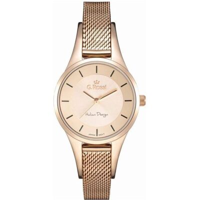 Gino Rossi, Armbanduhr, Watch G.Rossi WOMEN'S WATCH - KAYLE (zg773f) - Universal BOX, Gold, Rosa, (Analoguhr, 26 mm) Gino Rossi, Armbanduhr, Watch G.Rossi WOMEN'S WATCH - KAYLE (zg773f) - Universal BOX, Gold, Rosa, (Analoguhr, 26 mm)