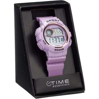 Essentials, Armbanduhr, Damen Sport Armbanduhr, Mehrfarbig, Schwarz, Rosa, Silber, (Digitaluhr) Essentials, Armbanduhr, Damen Sport Armbanduhr, Mehrfarbig, Schwarz, Rosa, Silber, (Digitaluhr)