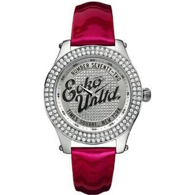 Marc Ecko, Armbanduhr, Damenuhr E10038M4 (Ø 39 mm), Rot, Silber, (39 mm) Marc Ecko, Armbanduhr, Damenuhr E10038M4 (Ø 39 mm), Rot, Silber, (39 mm)