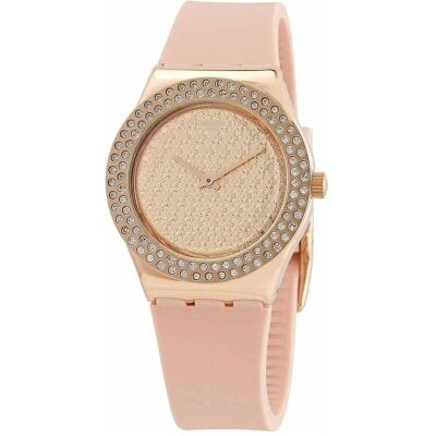 Swatch, Armbanduhr, YLG140, Rosa, (Swiss Made, 33 mm) Swatch, Armbanduhr, YLG140, Rosa, (Swiss Made, 33 mm)