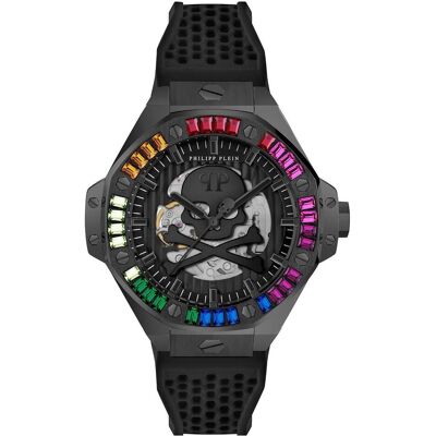 Philipp Plein, Armbanduhr, PWPFA0424, Schwarz, (Skeleton-Uhr, 46 mm) Philipp Plein, Armbanduhr, PWPFA0424, Schwarz, (Skeleton-Uhr, 46 mm)