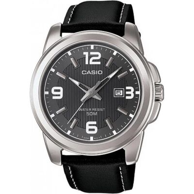 Casio Armbanduhr, Collection - MTP-1314L-8A, Silber, Schwarz, (Analoguhr, 45 mm) Casio Armbanduhr, Collection - MTP-1314L-8A, Silber, Schwarz, (Analoguhr, 45 mm)