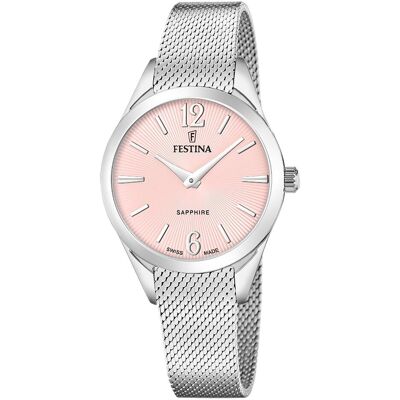 Festina, Armbanduhr, F20076/2 Grace, Silber, (Chronograph, 32 mm) Festina, Armbanduhr, F20076/2 Grace, Silber, (Chronograph, 32 mm)