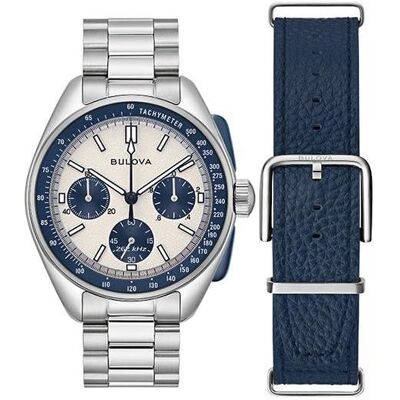 Bulova, Armbanduhr, 98K112, Silber, (Chronograph, 44 mm) Bulova, Armbanduhr, 98K112, Silber, (Chronograph, 44 mm)