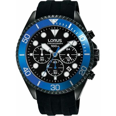Lorus, Armbanduhr, WATCHES Mod. RT323GX9, Schwarz, (Chronograph, 46 mm) Lorus, Armbanduhr, WATCHES Mod. RT323GX9, Schwarz, (Chronograph, 46 mm)