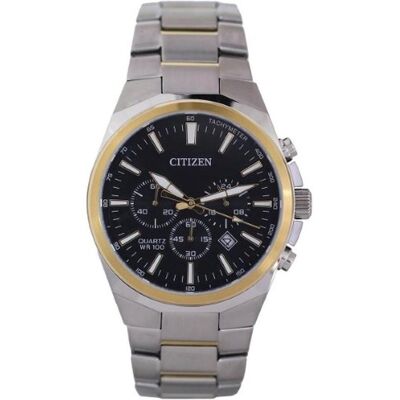 Citizen Armbanduhr, Cronografo al Quarzo Quadrante Nero, Silber, (Chronograph, 40 mm) Citizen Armbanduhr, Cronografo al Quarzo Quadrante Nero, Silber, (Chronograph, 40 mm)