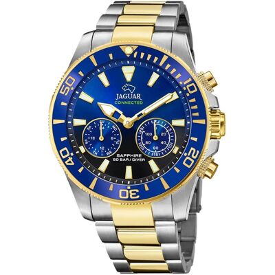 Jaguar, Armbanduhr, J889/6, Blau, (Analoguhr, 45.70 mm) Jaguar, Armbanduhr, J889/6, Blau, (Analoguhr, 45.70 mm)