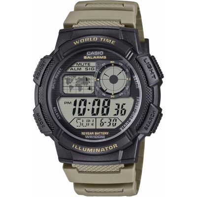 Casio Armbanduhr, AE-1000W-5AVEF, Schwarz, Grau, Braun, (Chronograph, Digitaluhr, 45 mm) Casio Armbanduhr, AE-1000W-5AVEF, Schwarz, Grau, Braun, (Chronograph, Digitaluhr, 45 mm)