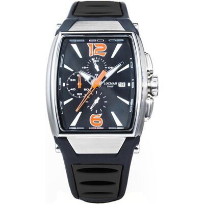 Locman, Armbanduhr, Italy Herrenuhr Tremila Chrono Ref. 0550, Schwarz, (Chronograph, 50 mm) Locman, Armbanduhr, Italy Herrenuhr Tremila Chrono Ref. 0550, Schwarz, (Chronograph, 50 mm)