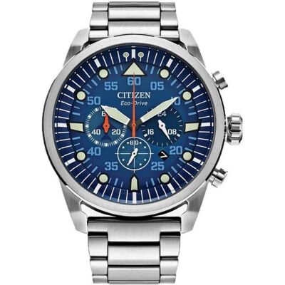 Citizen Armbanduhr, Cronografo Eco-Drive Acciaio Inossidabile Orologio Classico, Silber, (Chronograph) Citizen Armbanduhr, Cronografo Eco-Drive Acciaio Inossidabile Orologio Classico, Silber, (Chronograph)